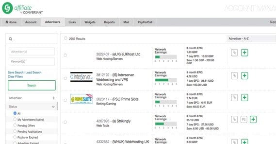 CJ affiliate programs